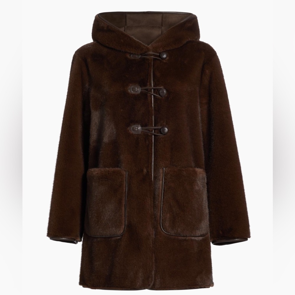 Mercer Collective Stephanie Faux Shearling Coat